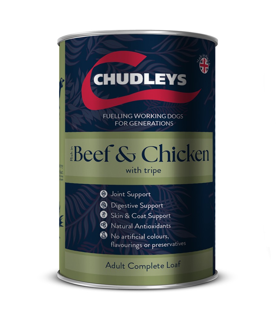 Chudleys Chudleys Beef Chicken Tripe Adult Wet Dog pet food packaging
